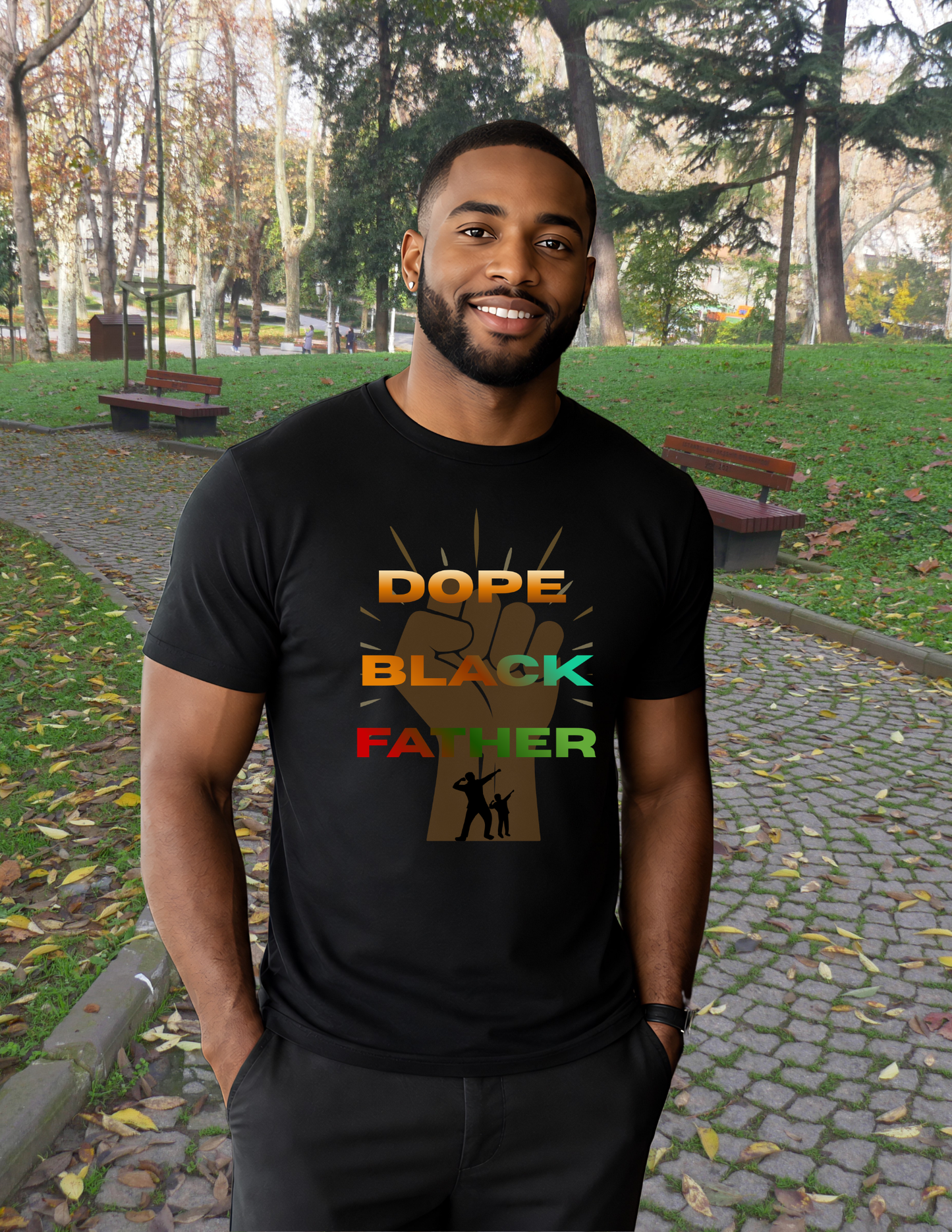 DOPE BLACK FATHER- DIGITAL DESIGN TEMPLATE
