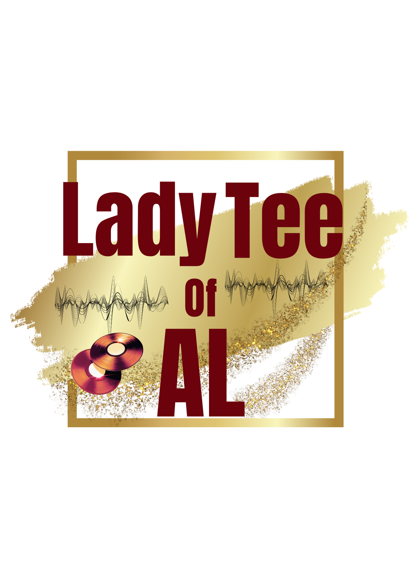LADY TEE OF AL/ 10" DTF TRANSFER