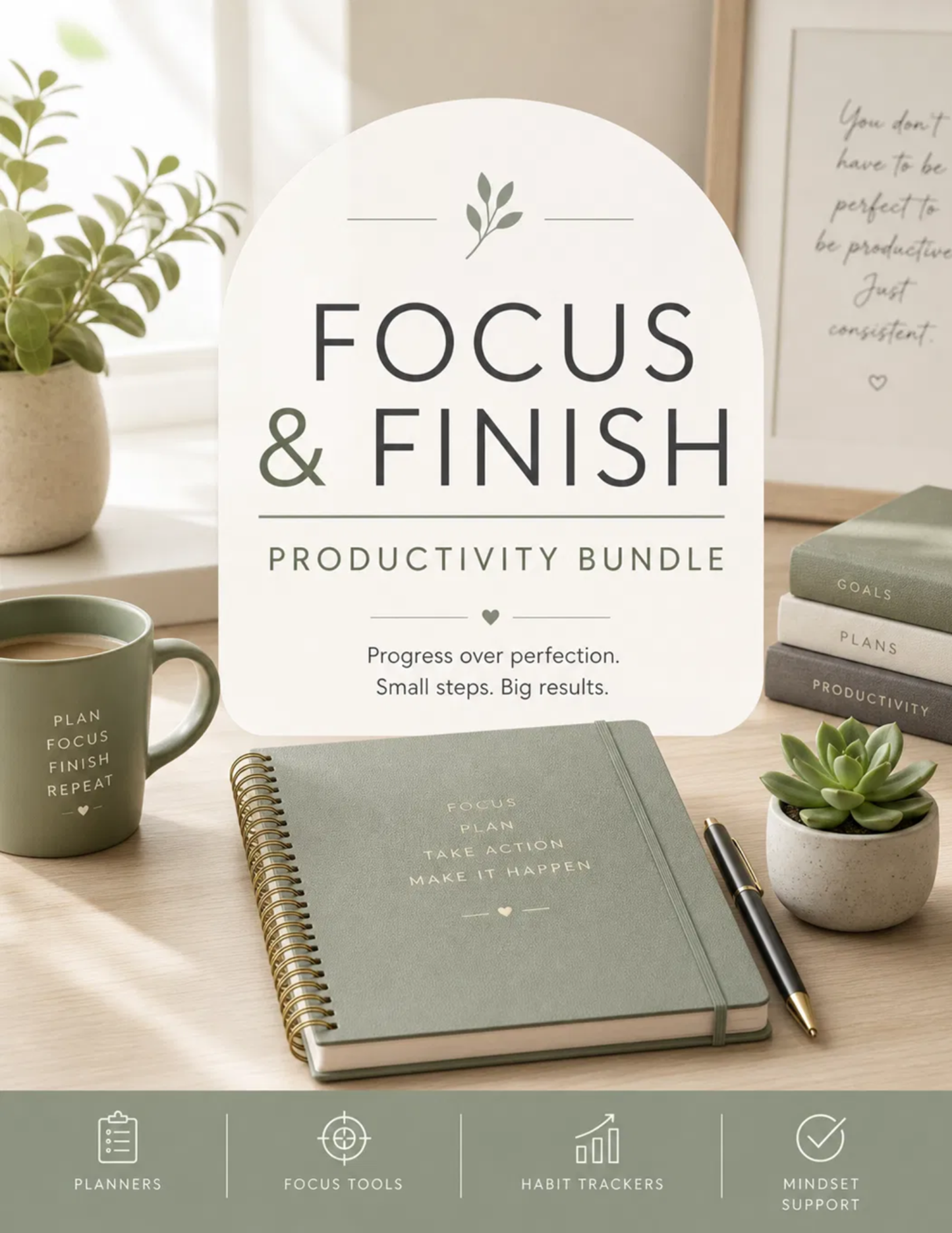 Focus & Finish Productivity Bundle Ebook