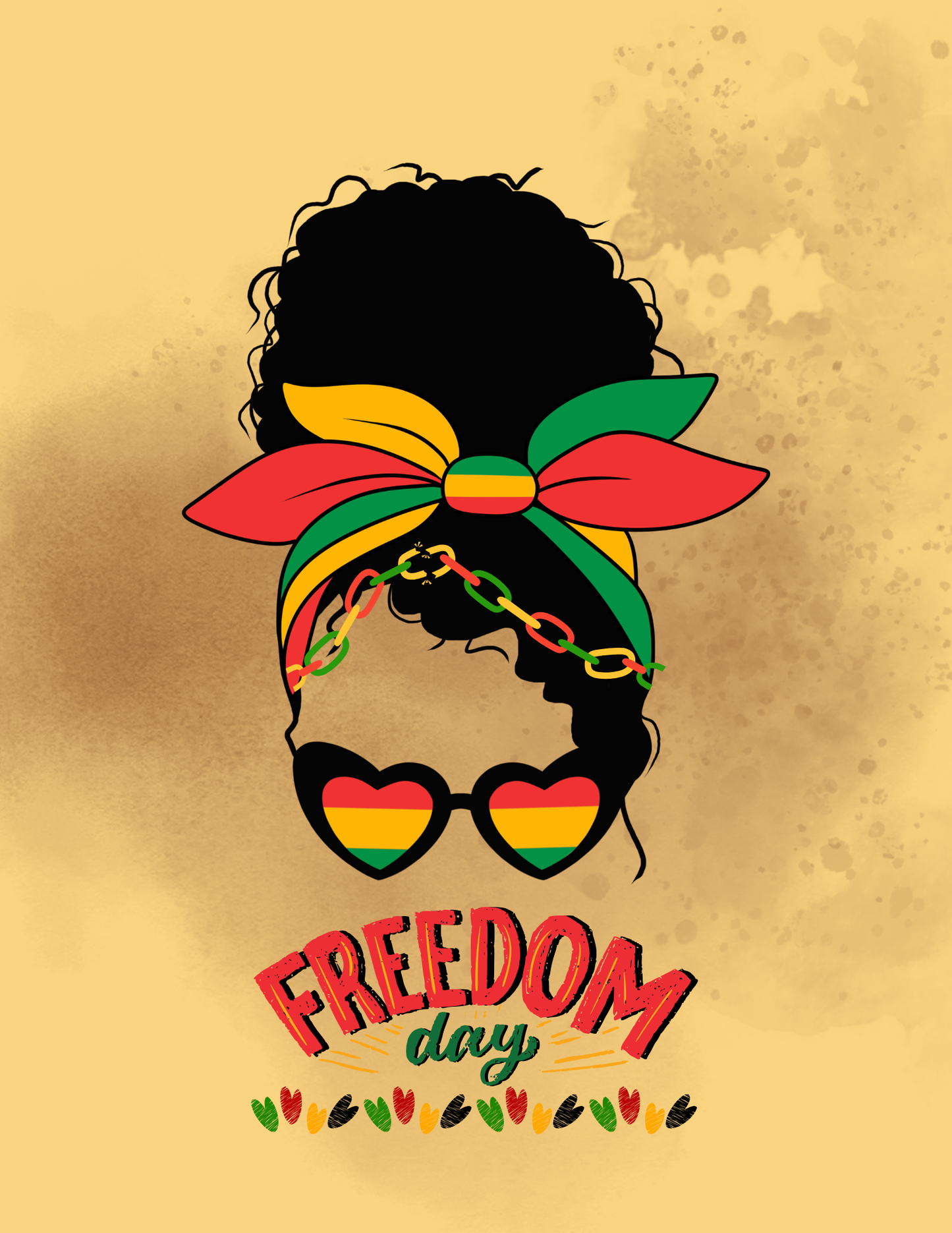 JUNETEENTH T-SHIRT DESIGNTEMPLATE  BUNDLE