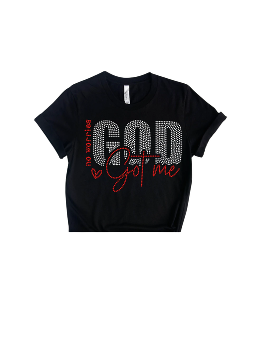 NO WORRIES GOD GOT ME 10" DTF Transfer