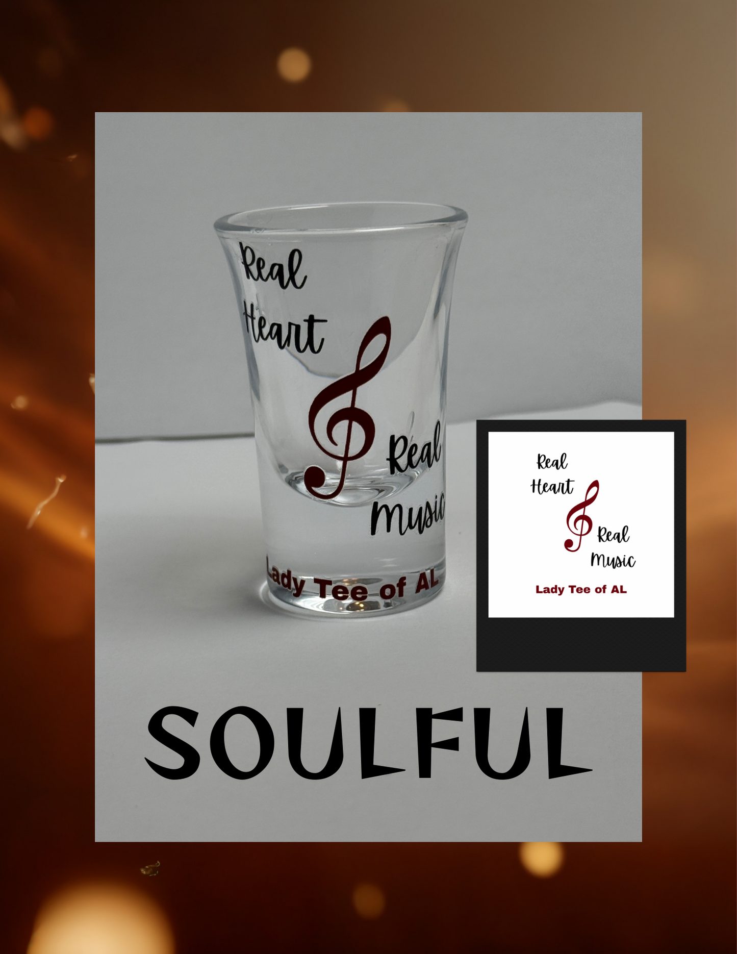 SOULFUL SHOT GLASS – Gift Ready 1.5 oz Glass