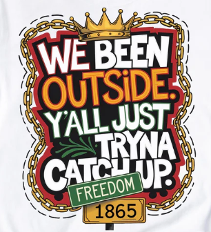 We Outside 10" DTF Transfer